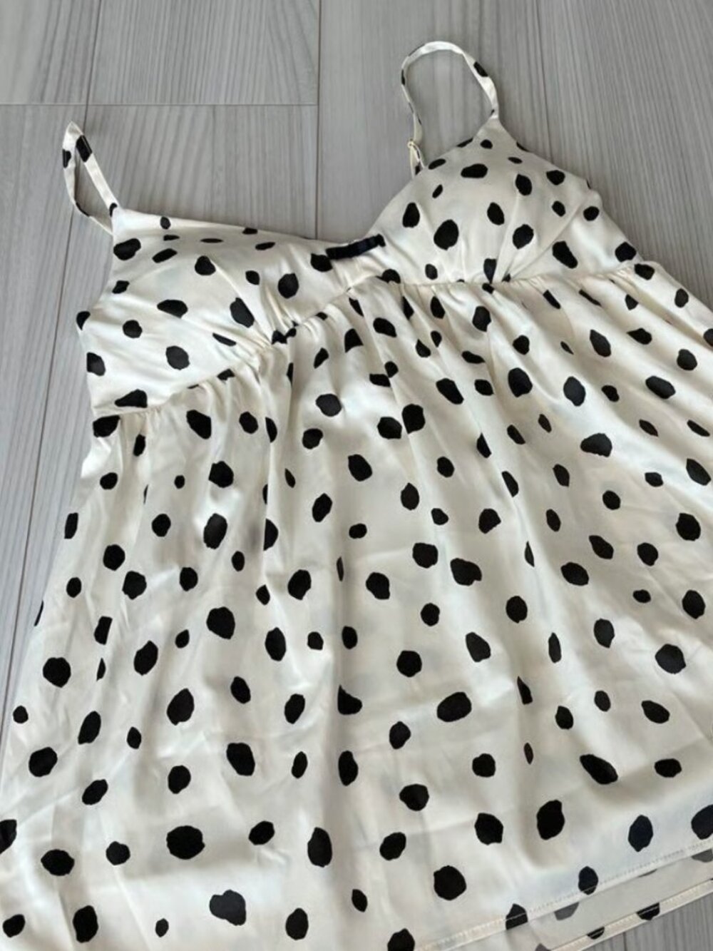 Gelato Pique Polka Dotted Cami Top, One Size Small